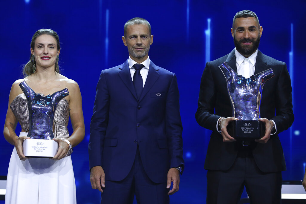 Karim Benzema dan Alexia Putellas Jadi Pemain Terbaik UEFA 2021/2022