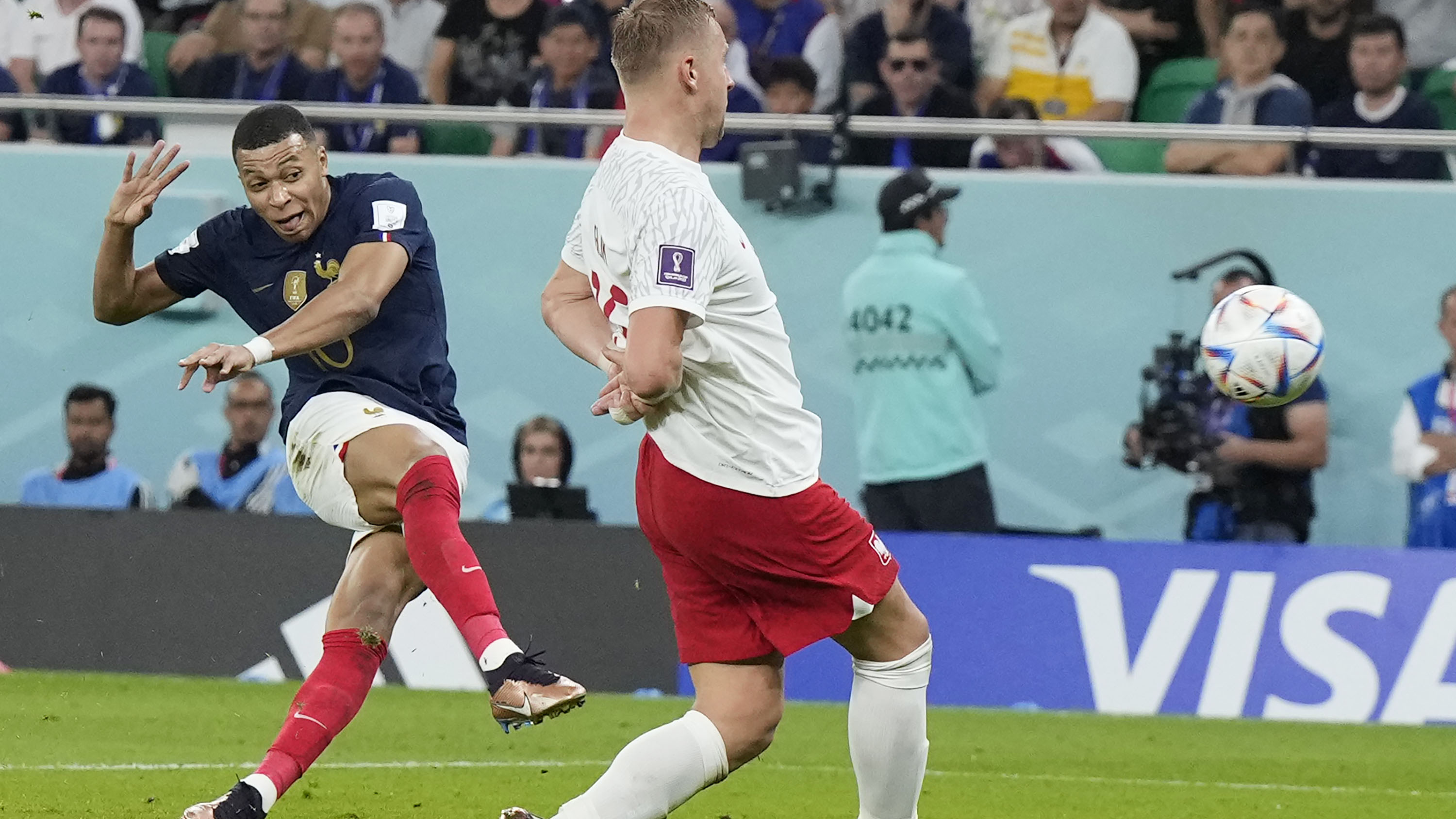 Cetak Gol Ke Gawang Polandia Di Babak 16 Besar Piala Dunia 2022 Mbappe