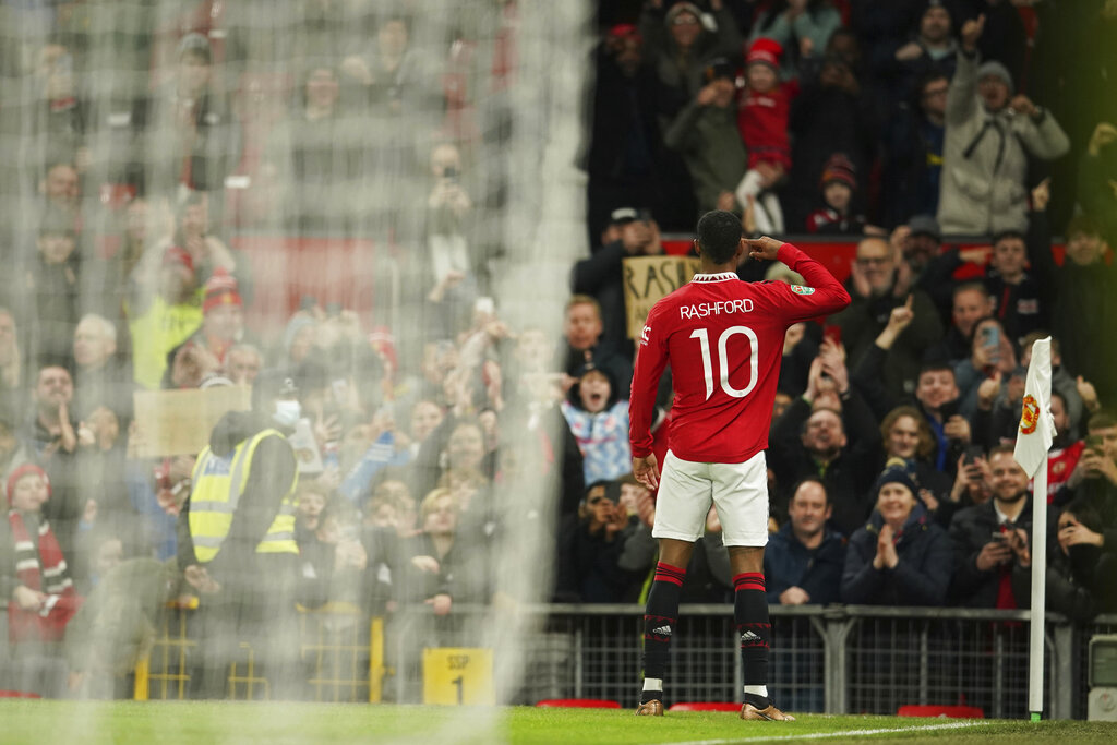 Marcus Rashford Semakin Garang, Borong 2 Gol Bawa MU Tumbangkan Charlton Athletic di Carabao Cup
