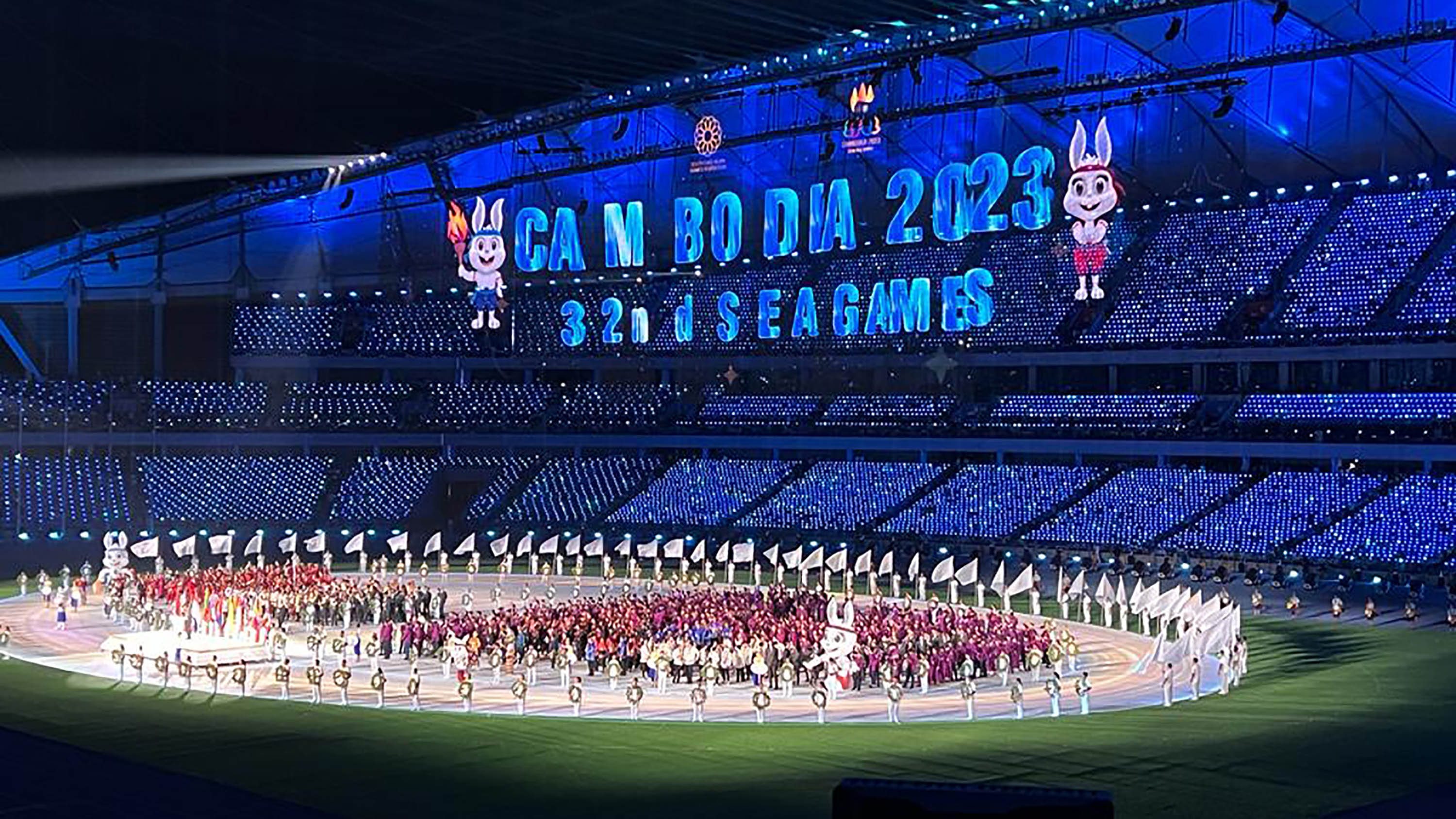 Visualisasi Indah Sejarah Kamboja Jadi Benang Merah Rangkaian Upacara Pembukaan SEA Games 2023