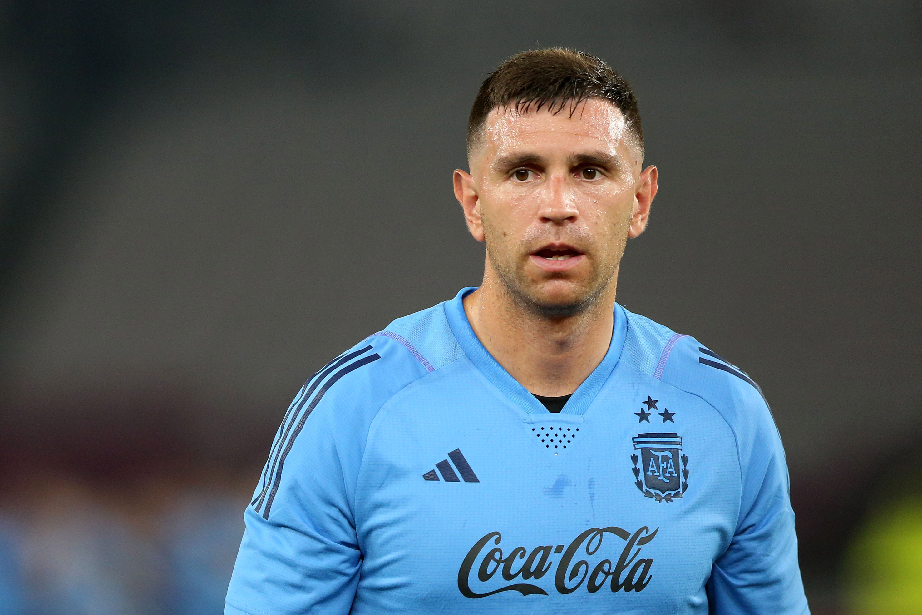 Melihat dari Dekat Pemain Timnas Argentina saat Melakukan Sesi Latihan di SUGBK