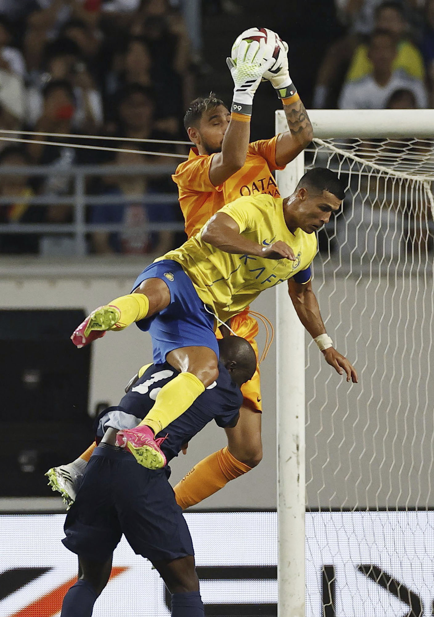 Aksi Memukau Ronaldo saat Al Nassr Jajal Juara Liga Prancis, PSG pada laga Pramusim di Jepang