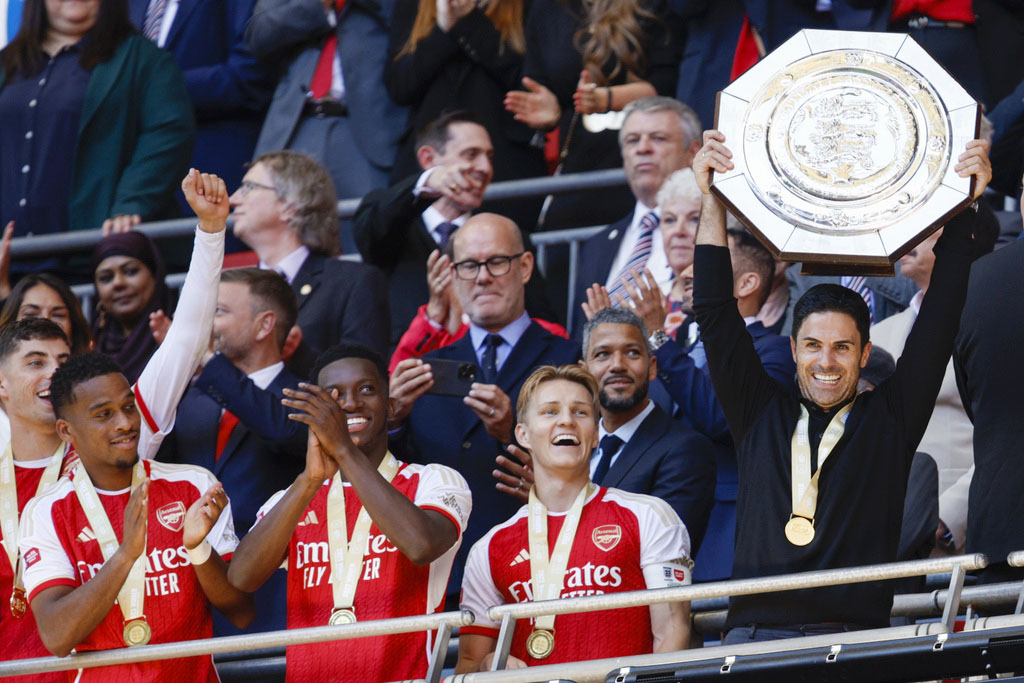 Bahagianya Arsenal Saat Menjuarai Community Shield 2023