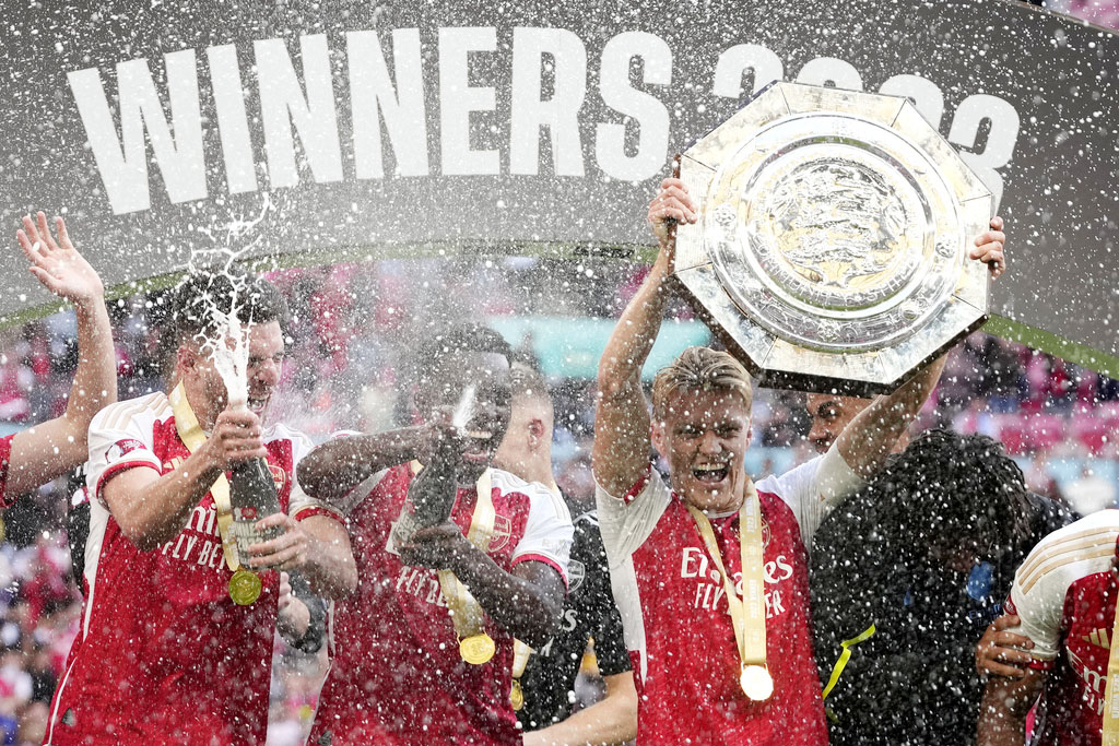 Bahagianya Arsenal Saat Menjuarai Community Shield 2023