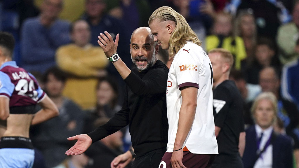 Erling Haaland Tak Terbendung, Manchester City Hajar Burnley di Liga Inggris