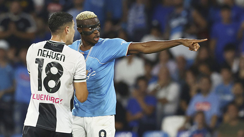 Profesional Victor Osimhen di Napoli, Cetak Gol Bawa I Partenopei taklukkan Udinese