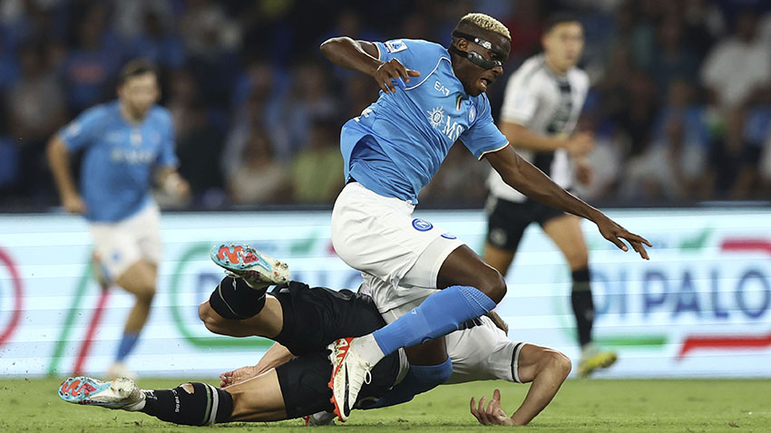 Profesional Victor Osimhen di Napoli, Cetak Gol Bawa I Partenopei taklukkan Udinese