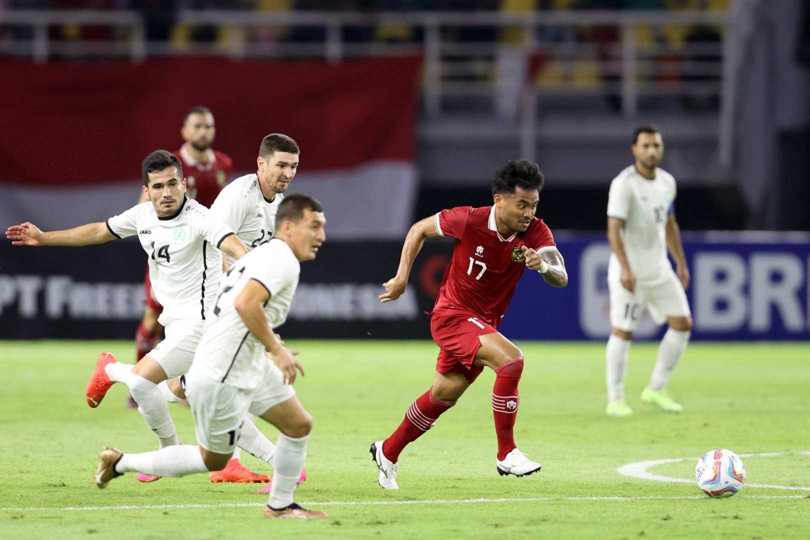 Aksi Pemain Timnas Indonesia saat Mengalahkan Turkmenistan di FIFA Matchday
