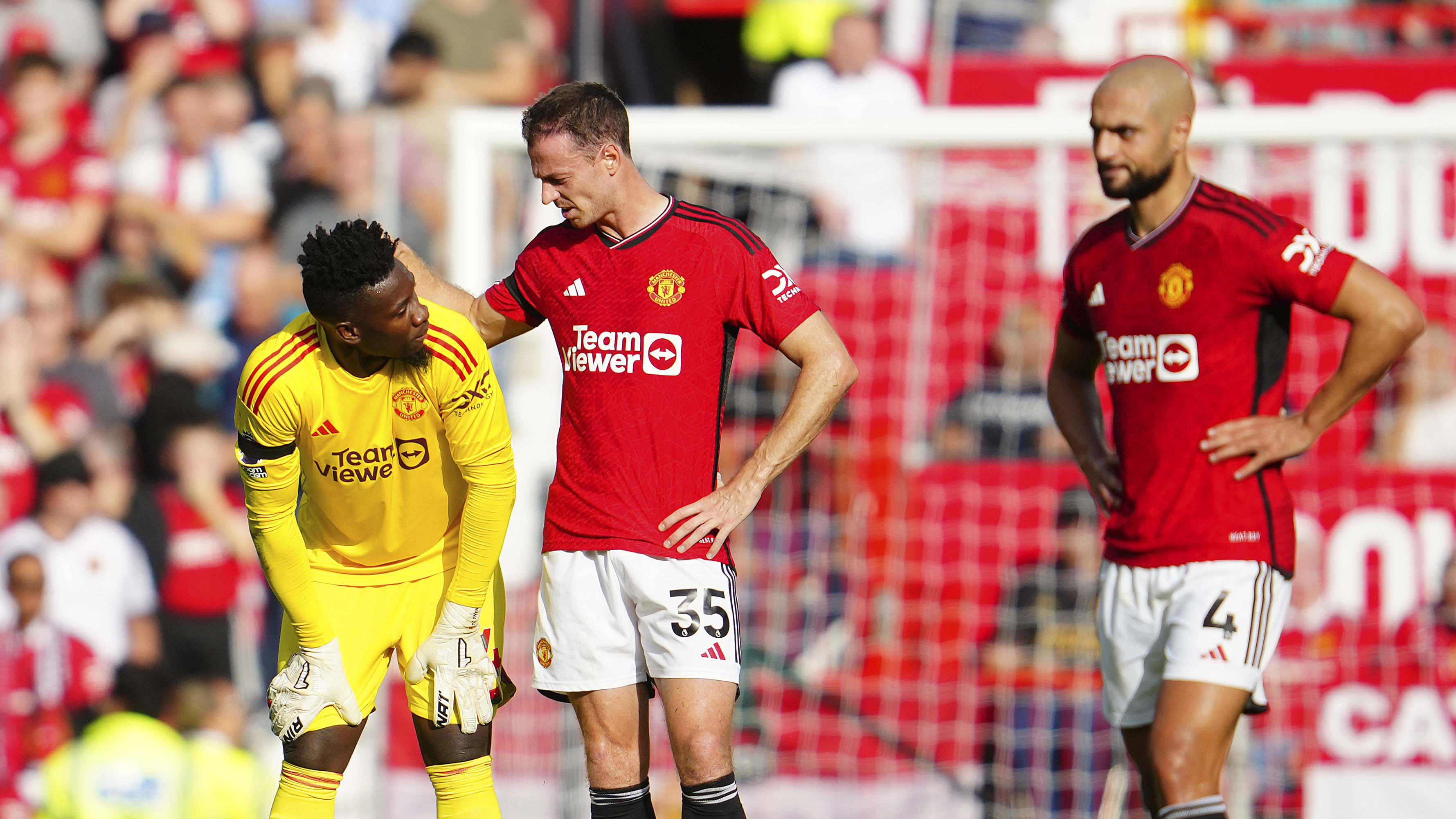 Reaksi Andre Onana saat MU Menang Dramatis Lawan Brentford, Sempat Drop Lalu Kegirangan