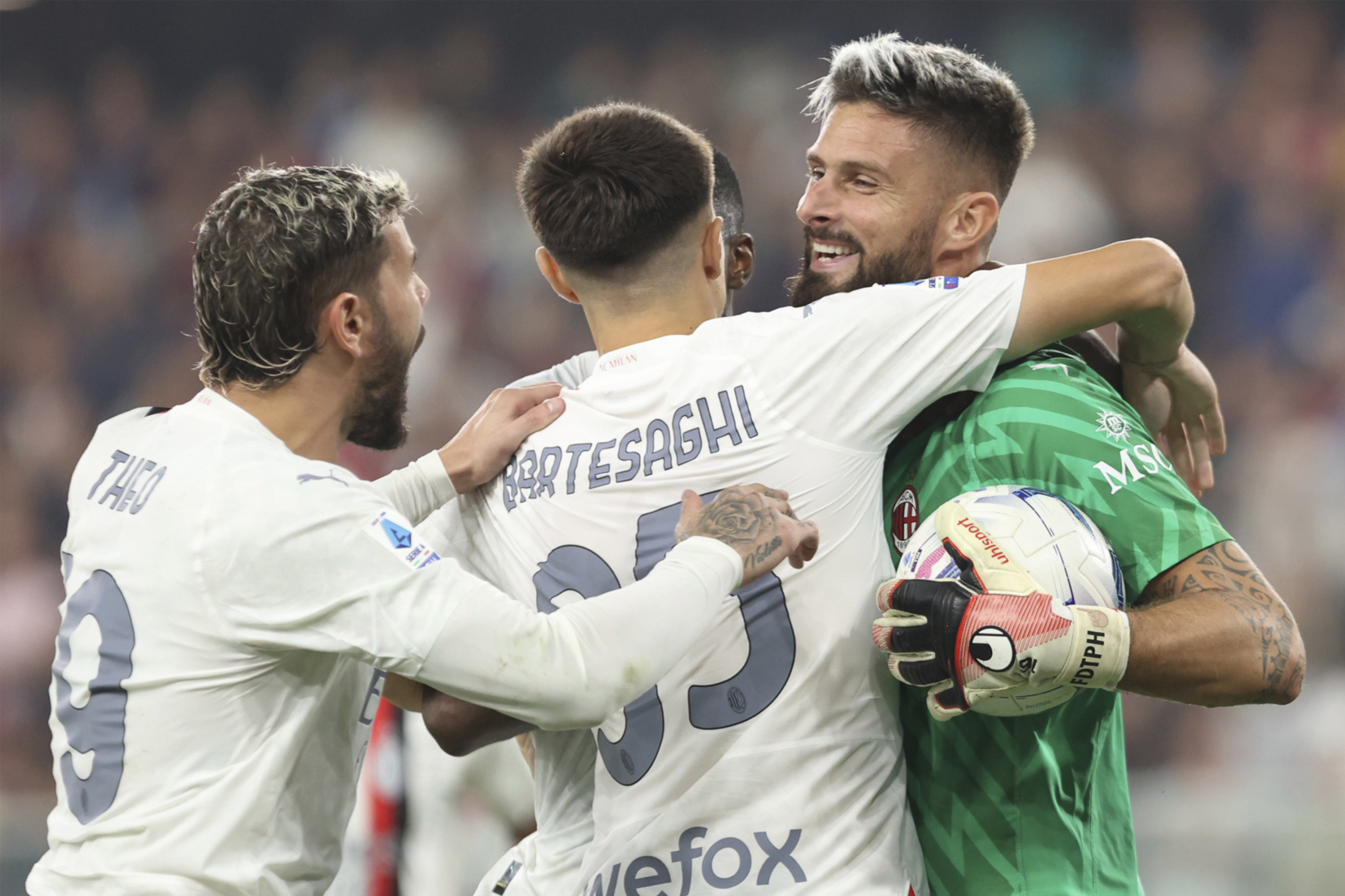 Aksi Tangguh Striker AC Milan jadi Kiper Dadakan, Olivier Giroud Bikin Penyelamatan Gemilang