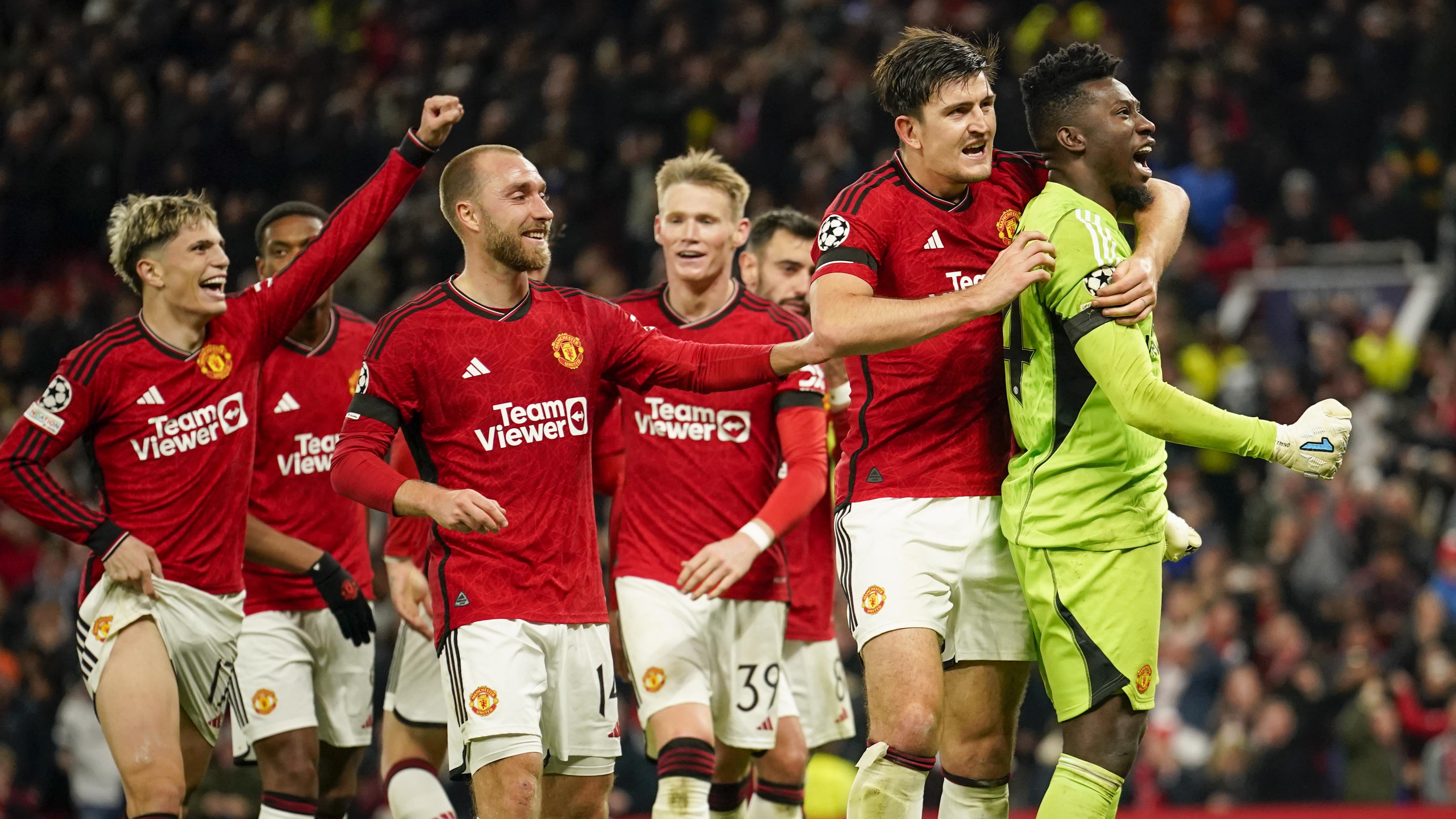 Momen Langka Harry Maguire dan Andre Onana Dipuja Sebagai Pahlawan Manchester United