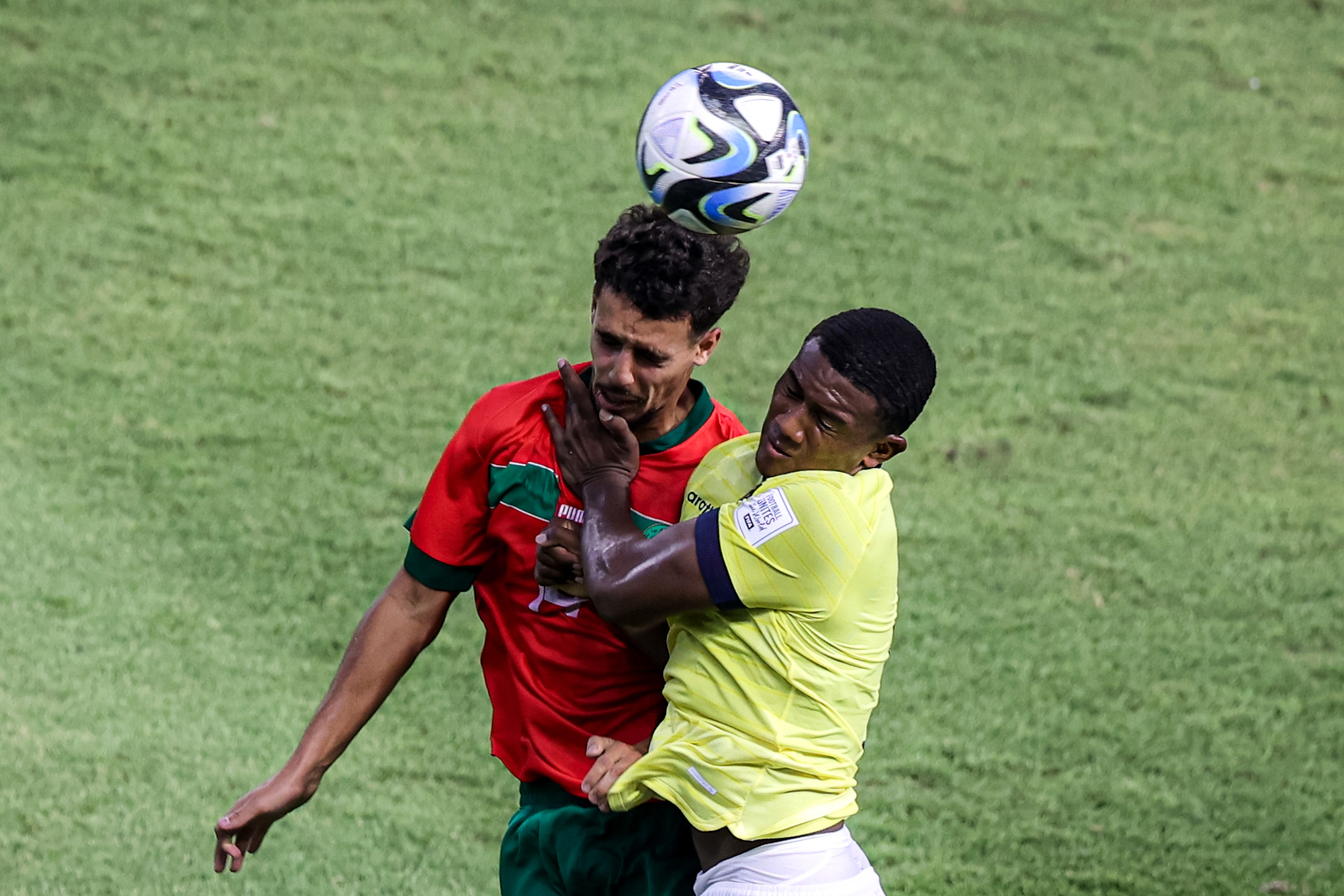 Aksi Timnas Maroko U-17 Saat Melawan Timnas Ekuador U-17 Di Piala Dunia ...