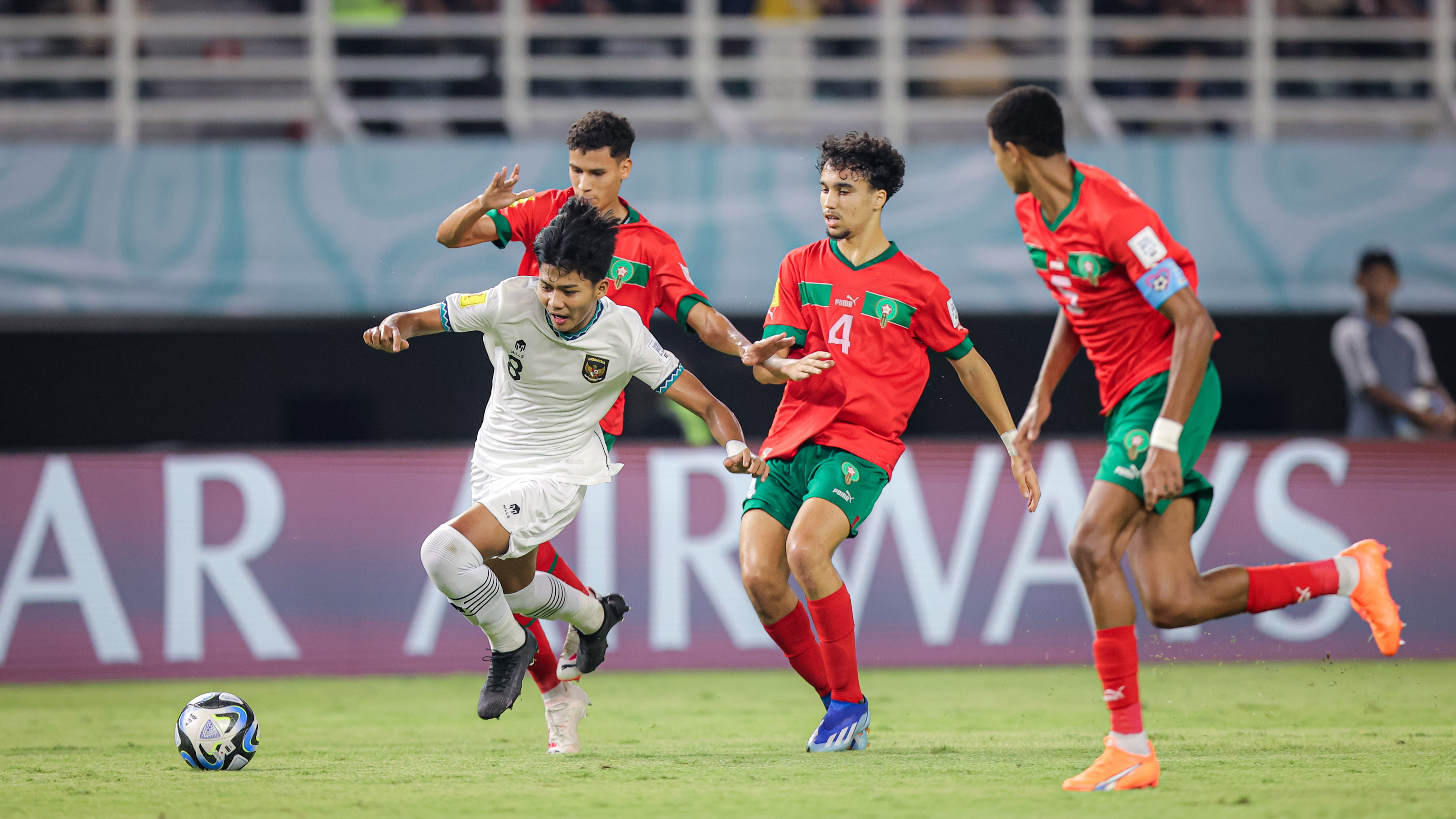 Meskipun Kalah, Ini Dia Semangat yang Ditunjukkan Pemain Timnas Indonesia U-17 saat Melawan Maroko