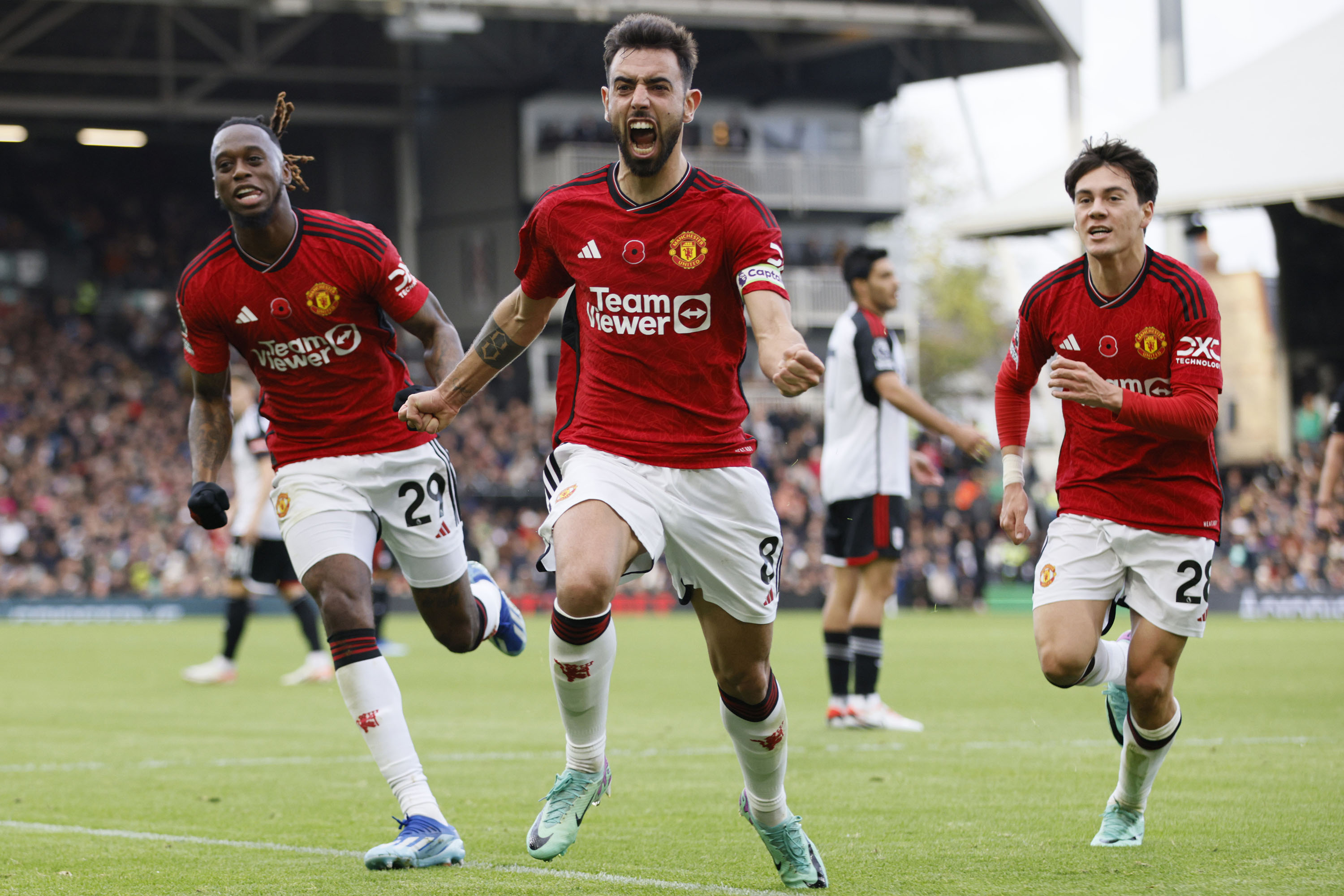 Gol Tunggal Bruno Fernandes Bawa MU Tumbangkan Tuan Rumah Fulham di Liga Inggris 2023/2024