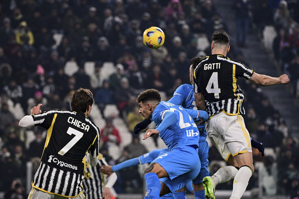 Aksi Pemain Juventus saat Melawan Napoli, Fedrico Gatti Lagi-Lagi Jadi Pahlawan Bianconeri