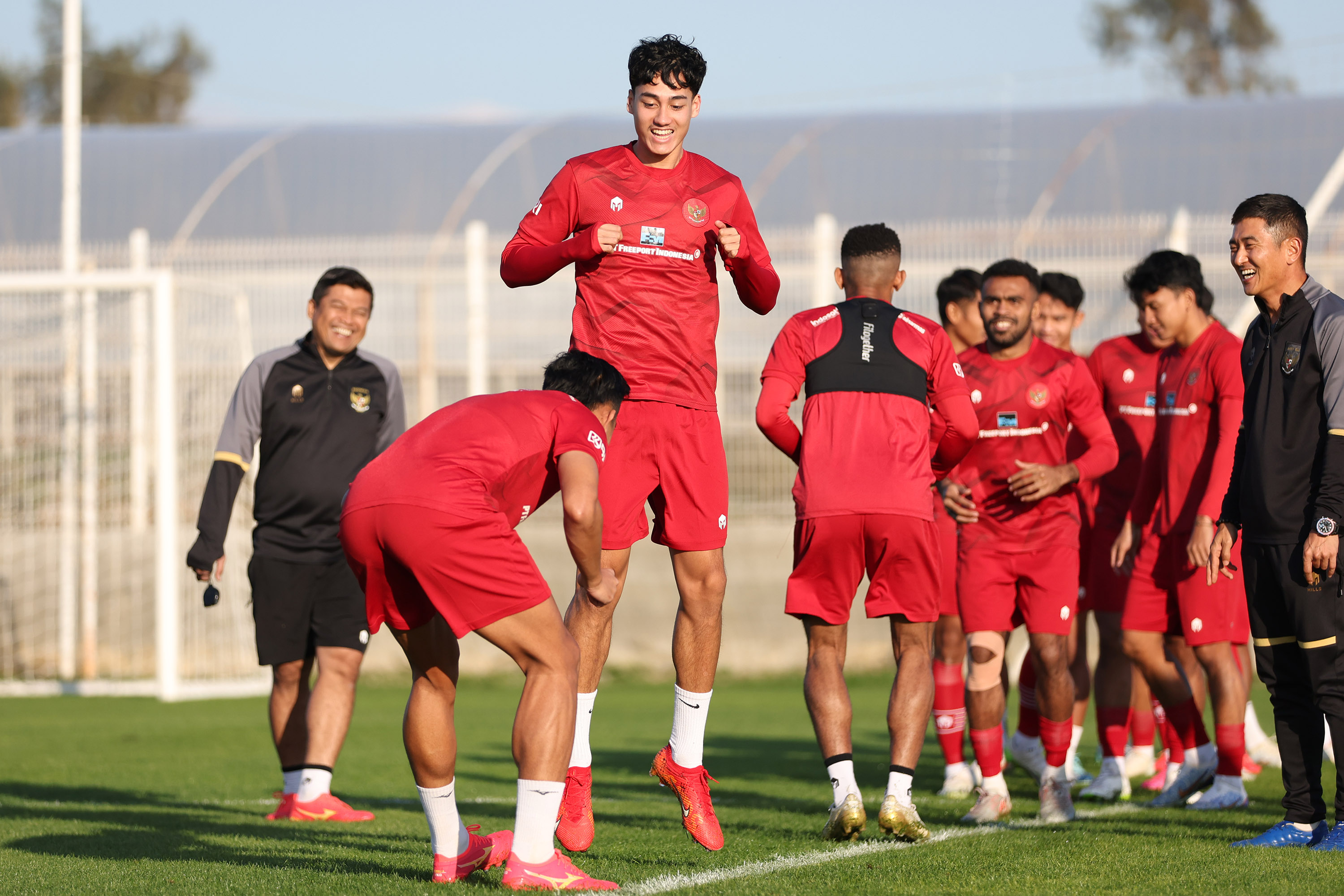 Momen Rafael Struick dan Ivar Jenner Latihan Bareng Timnas Indonesia di Turki