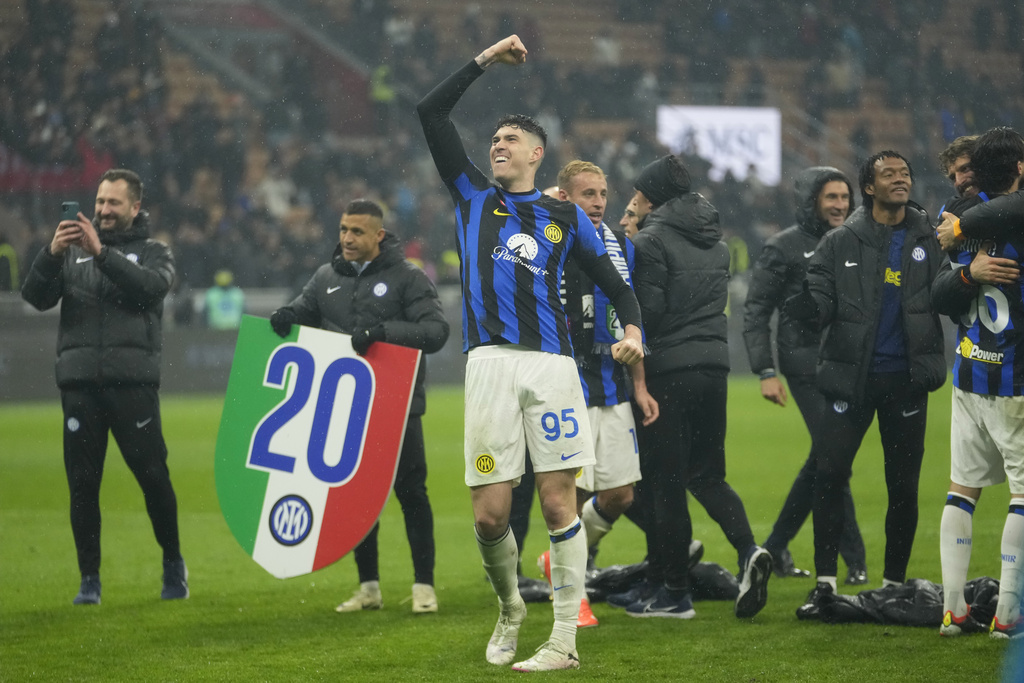 Pesta Juara Inter Milan di San Siro