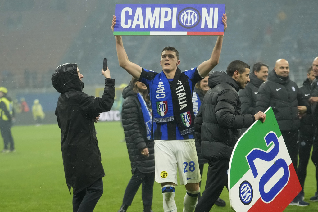 Pesta Juara Inter Milan di San Siro