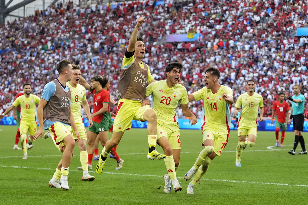 Singkirkan Maroko, Spanyol ke Final Sepakbola Putra Olimpiade 2024 