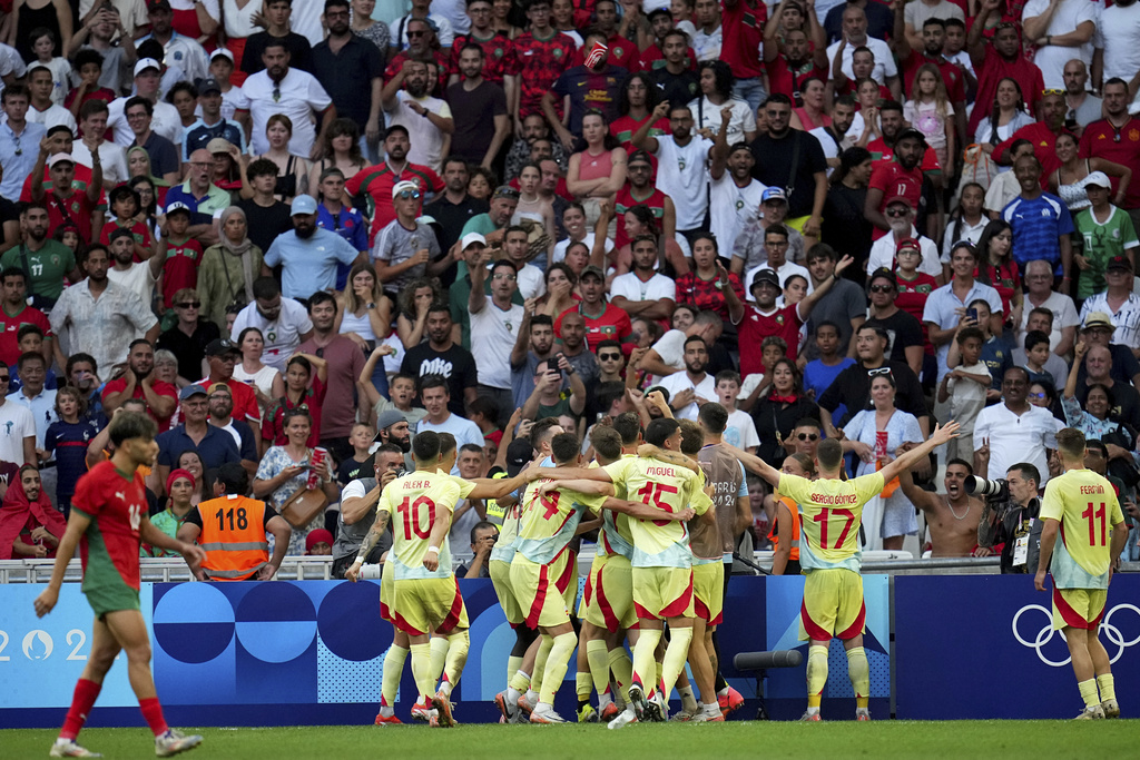 Singkirkan Maroko, Spanyol ke Final Sepakbola Putra Olimpiade 2024 