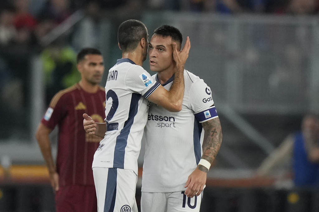 Roma vs Inter: Lautaro Martinez jadi Pembeda