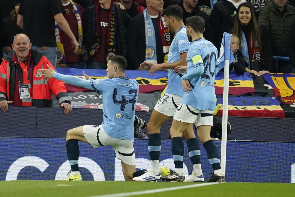 Pesta 5 Gol Manchester City ke Gawang Sparta Praha