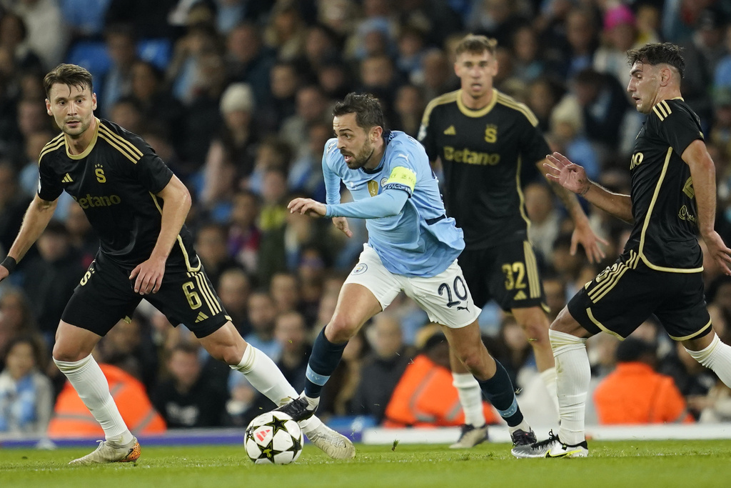 Pesta 5 Gol Manchester City ke Gawang Sparta Praha