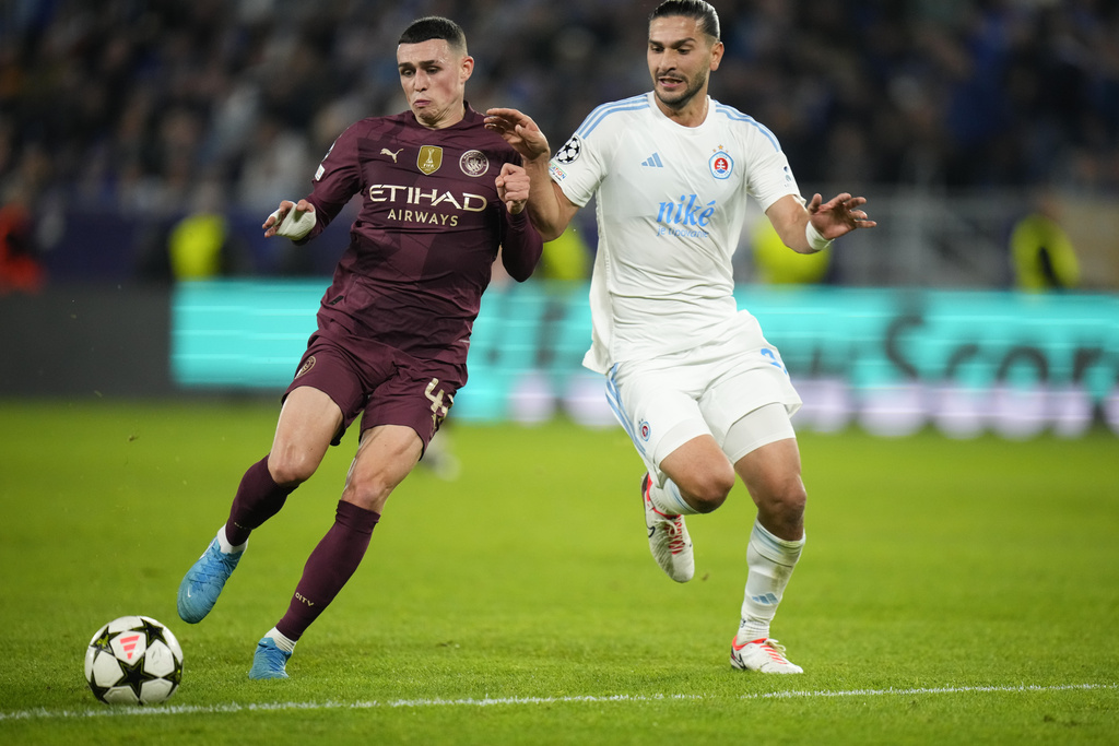 Slovan Bratislava vs Man City: Pesta Gol The Citizens