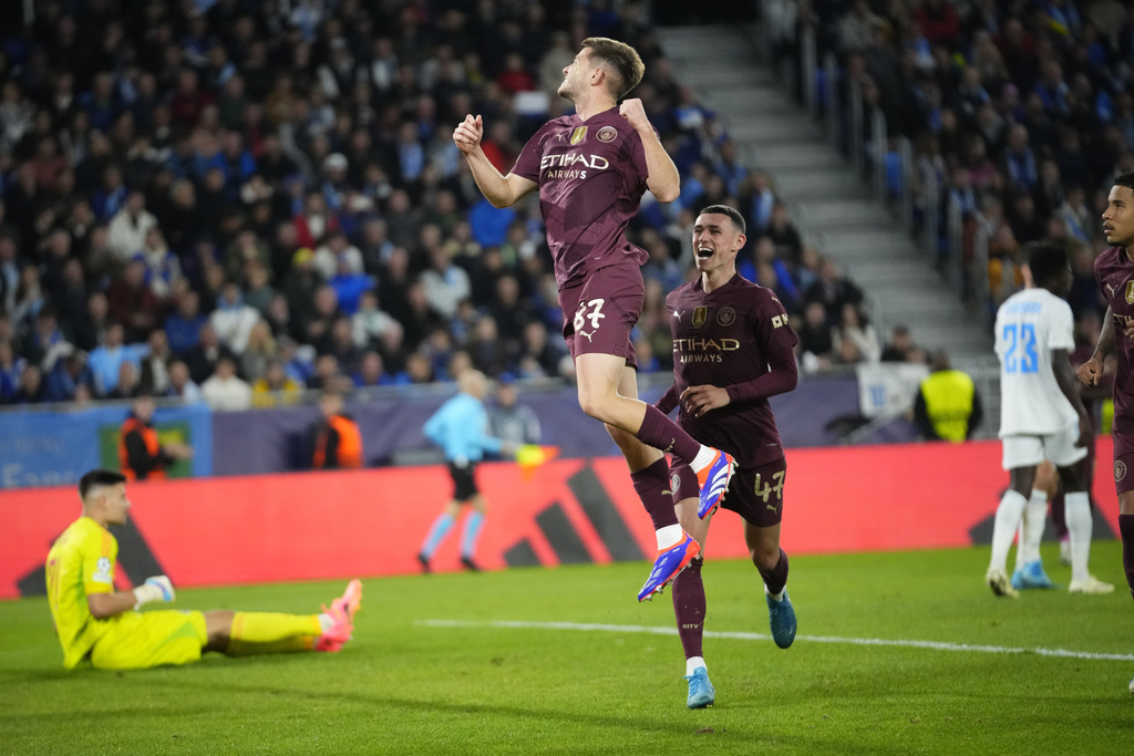 Slovan Bratislava vs Man City: Pesta Gol The Citizens