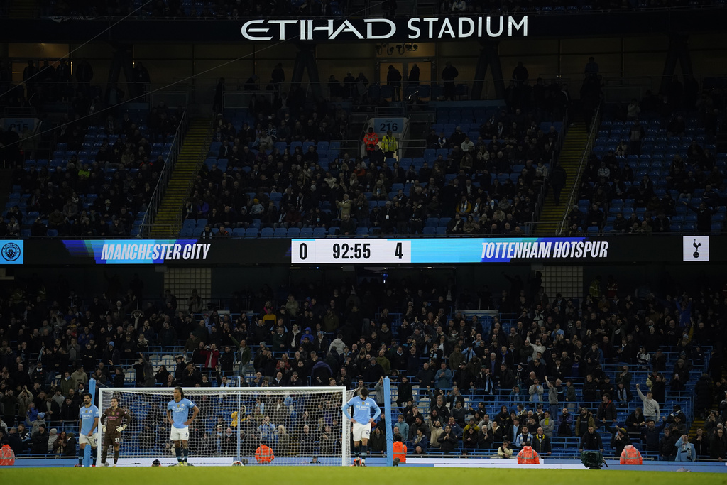 Jarang Terjadi, Tottenham Pesta Gol ke Gawang Man City