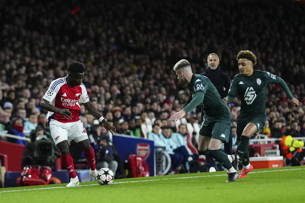 Arsenal vs Monaco: Pertunjukan Bukayo Saka