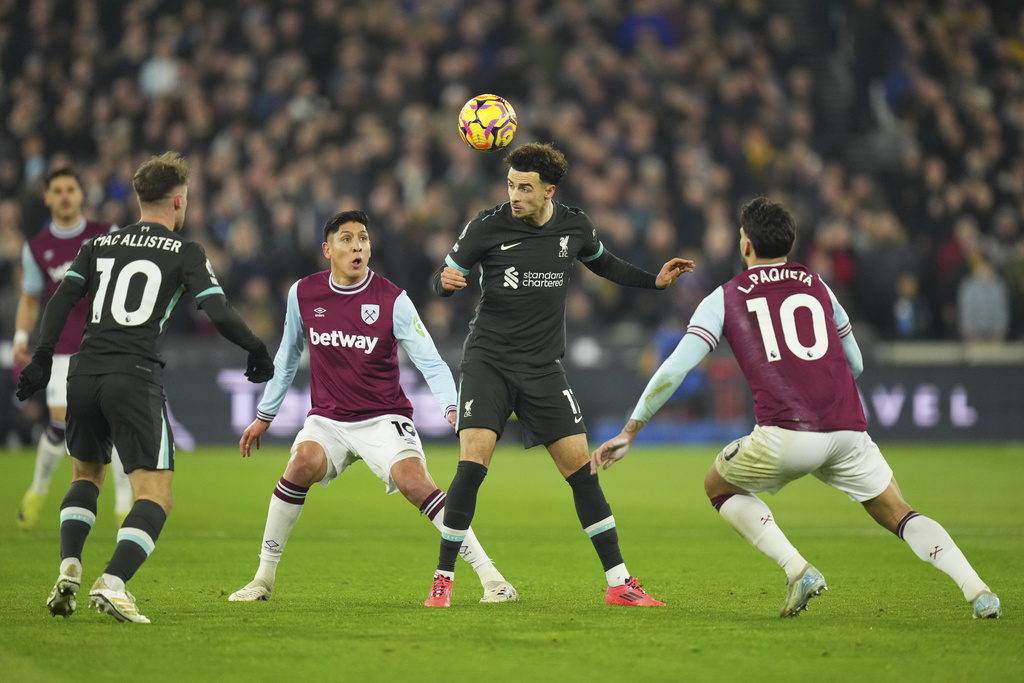 Liverpool Menutup 2024 dengan Pesta 5 Gol ke Gawang West Ham  Liverpool Menutup 2024 dengan Pesta 5 Gol ke Gawang West Ham