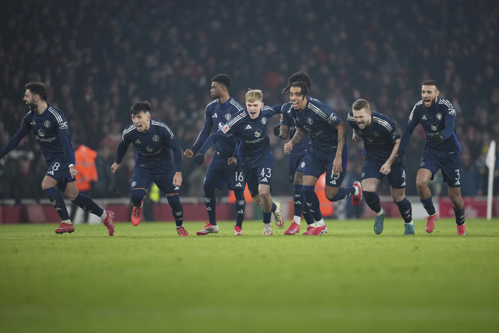 Arsenal vs MU: Setan Merah Singkirkan Meriam London Lewat Adu Penalti