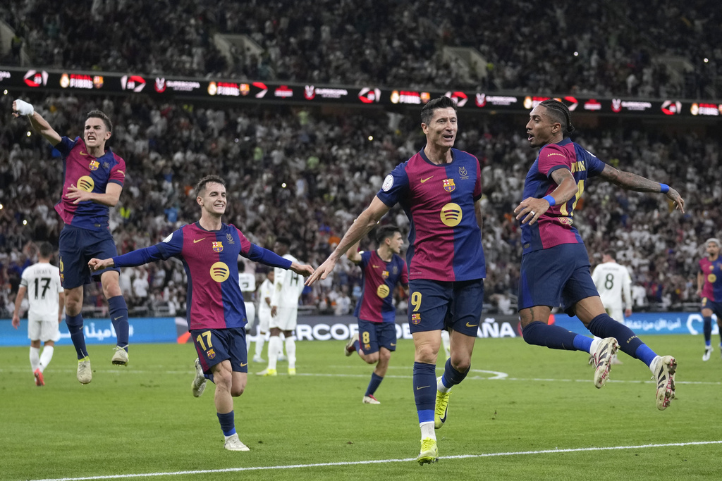 Madrid vs Barcelona di Supercopa de Espana: Senyum Blaugrana!