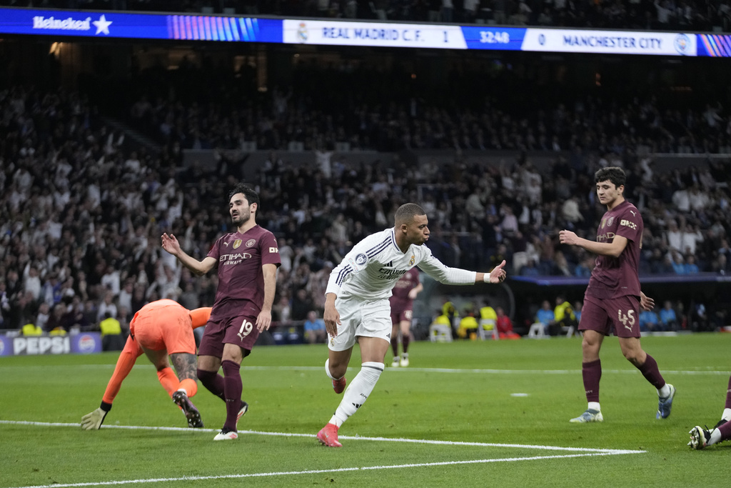 Madrid vs Man City: Harinya Mbappe, Los Blancos Lolos dengan Gagah