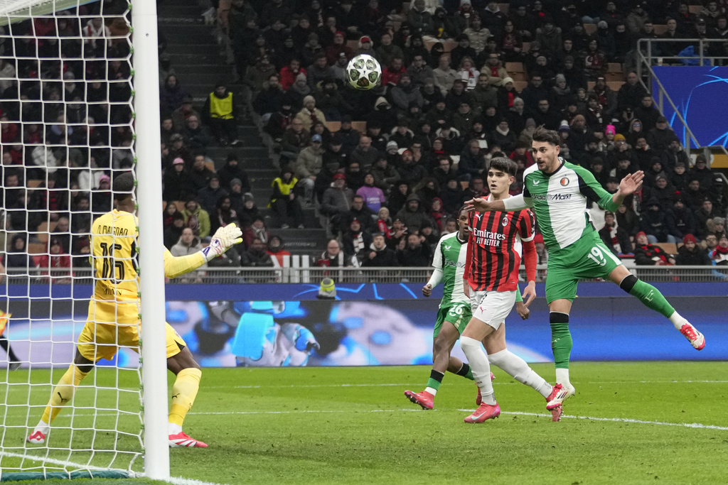 Euforia Feyenoord, Tangis Milan di San Siro