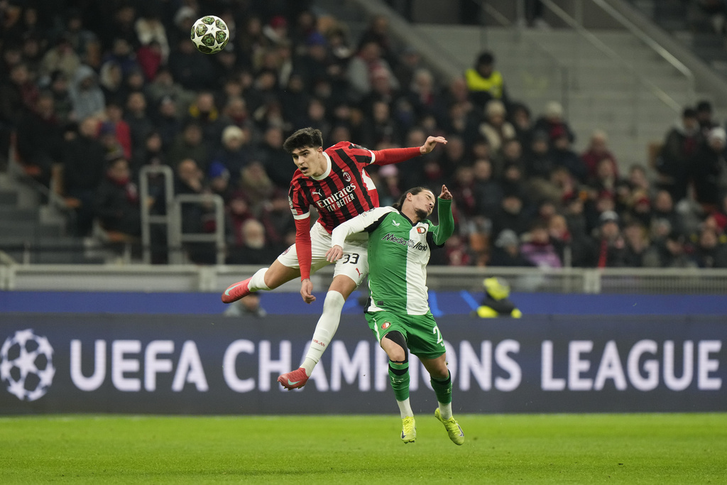 Euforia Feyenoord, Tangis Milan di San Siro