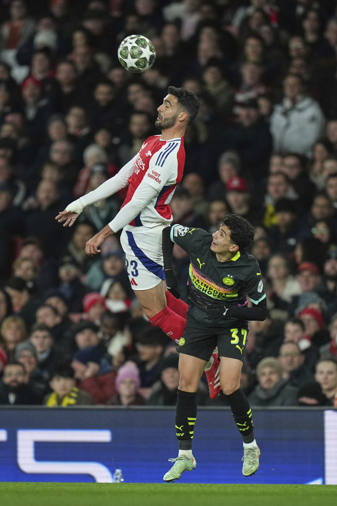 Arsenal Singkirkan PSV dan Tembus 8 Besar Liga Champions