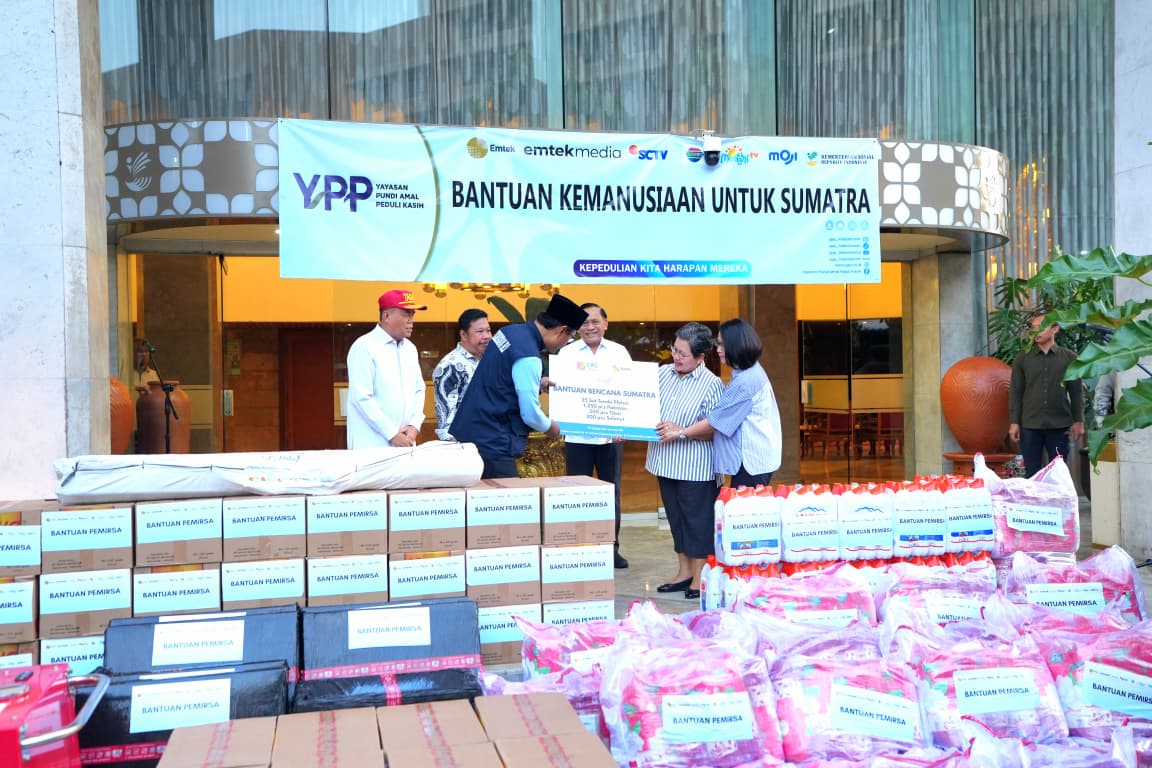 Emtek Group Salurkan Donasi Pemirsa untuk Korban Bencana Banjir Sumatera
