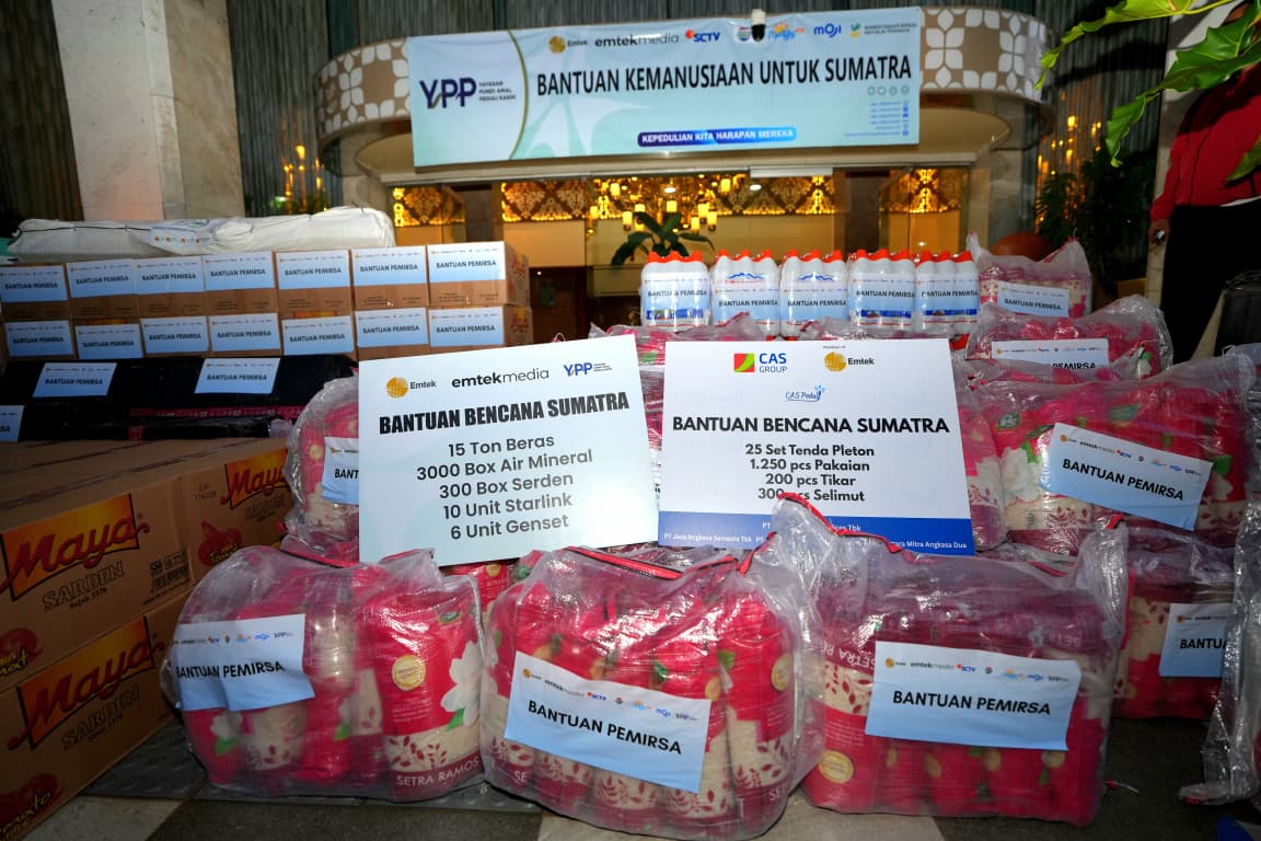 Emtek Group Salurkan Donasi Pemirsa untuk Korban Bencana Banjir Sumatera