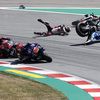 Detik-detik Kecelakaan Horor di MotoGP Catalunya 2022, Alex Rins dan Nakagami Dilarikan ke Rumah Sakit