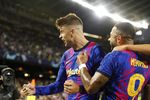 Gerard Pique Beri Barca Kemenangan Pertama di Liga Champions