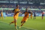 Pesta AS Roma di Markas Atalanta Pesta AS Roma di Markas Atalanta