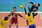 Aksi Pamer Spike di Ajang Volleyball Nations League 2022