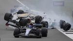 Detik-Detik Kecelakaan Horor Yang Menimpa Zhou Guanyu di F1 GP Inggris