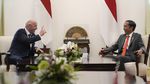 Momen Jokowi Sambut Presiden FIFA di Istana Merdeka