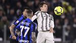 Tanpa Pemenang dan Drama 3 Kartu Merah di Leg Pertama Semifinal Coppa Italia Juventus Kontra Inter Milan
