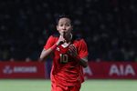 Aksi Pemain Lapis Kedua Timnas Indonesia U-22 saat Melawan Kamboja