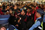 Sambutan Meriah saat Timnas Indonesia U-22 Tiba di Tanah Air