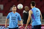 Melihat dari Dekat Pemain Timnas Argentina saat Melakukan Sesi Latihan di SUGBK